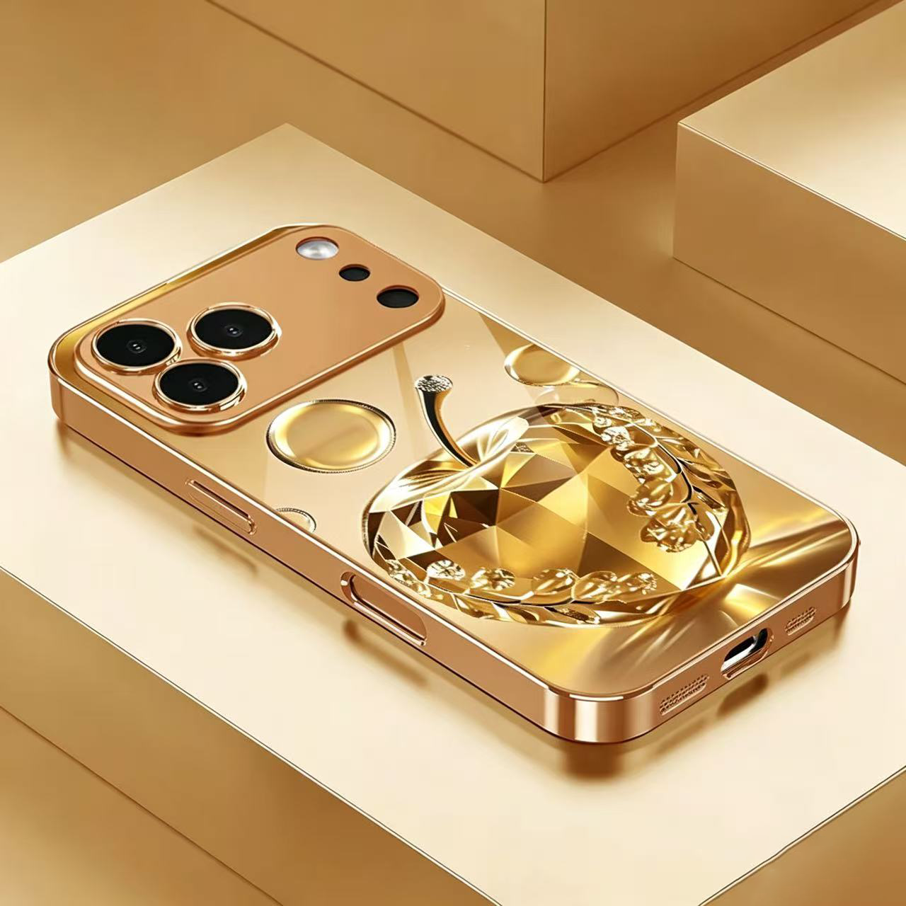 IPhone Gold-Plated, Ice-Cooling Phone Case
