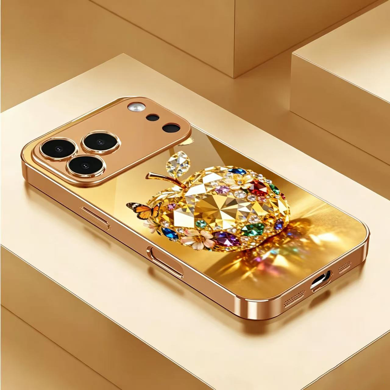 IPhone Gold-Plated, Ice-Cooling Phone Case