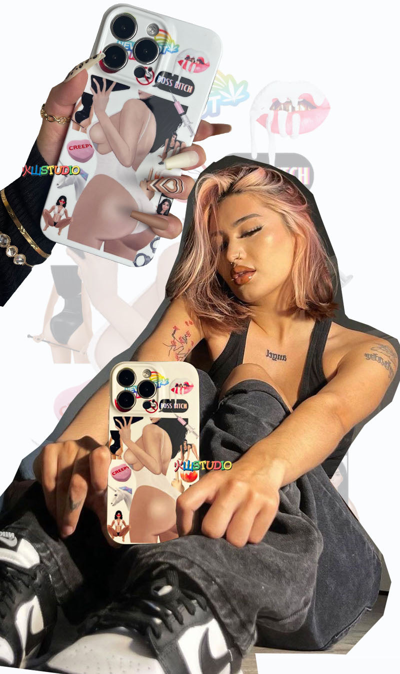 Celebrity Kardashian hot figure phone case