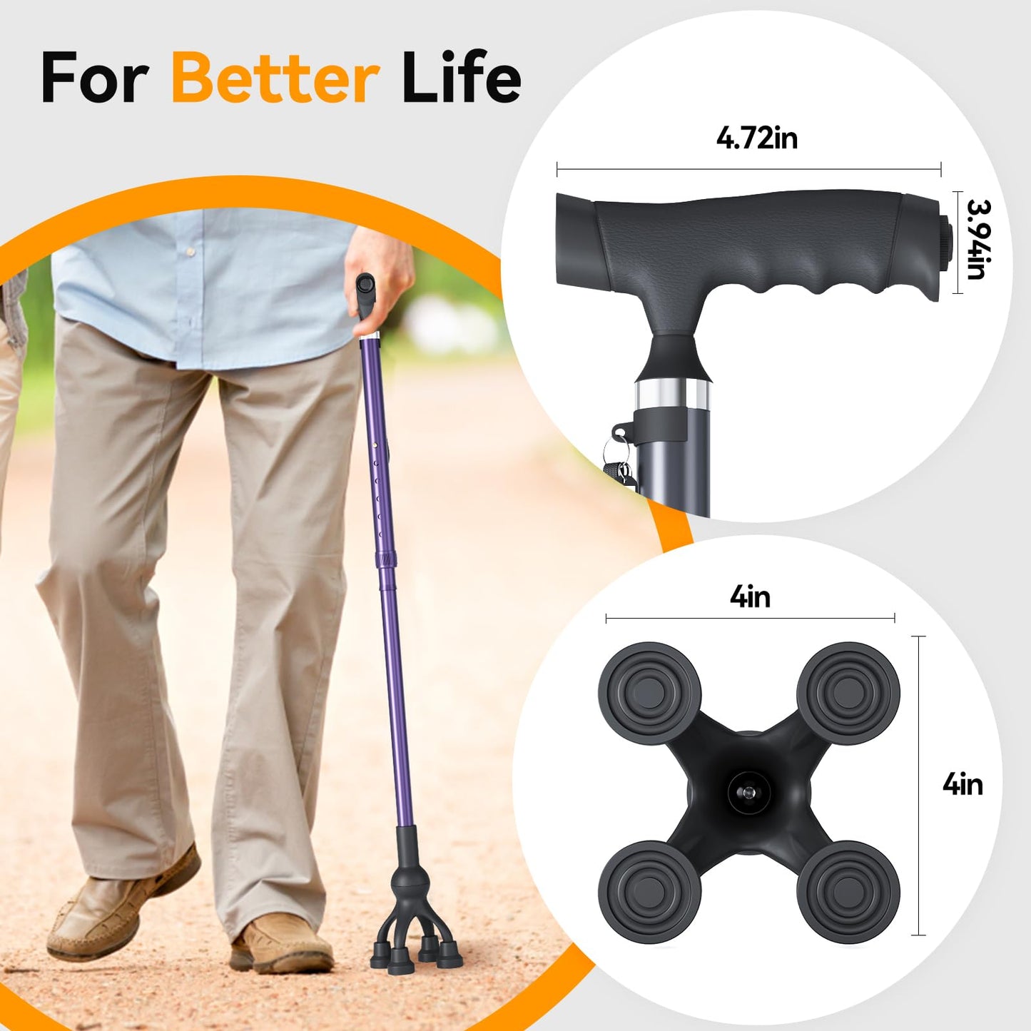 Walking Cane with LED Light