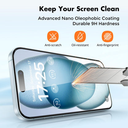 Double Shatterproof 9H Hardness Tempered Glass Screen Protector