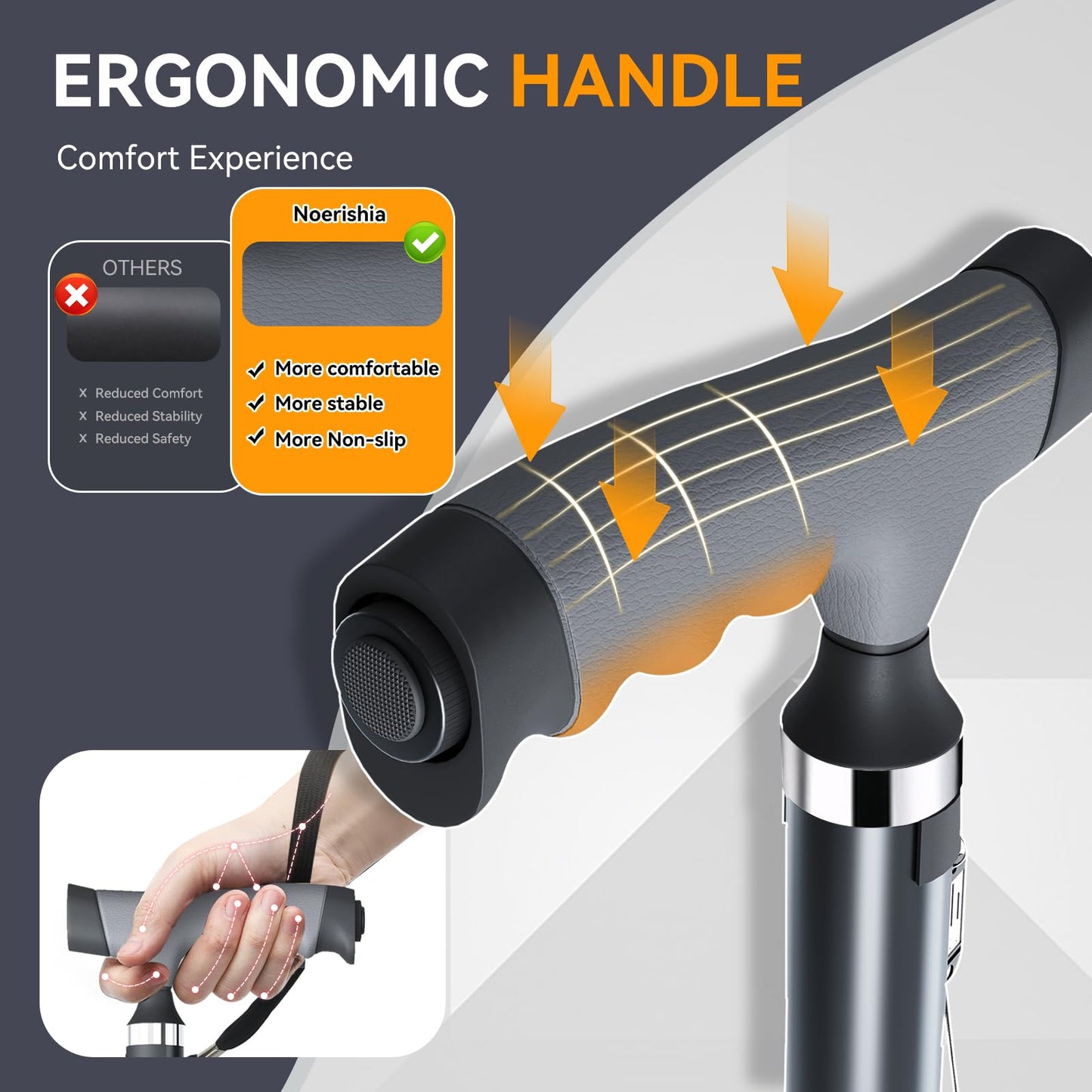 Walking Cane with LED Light