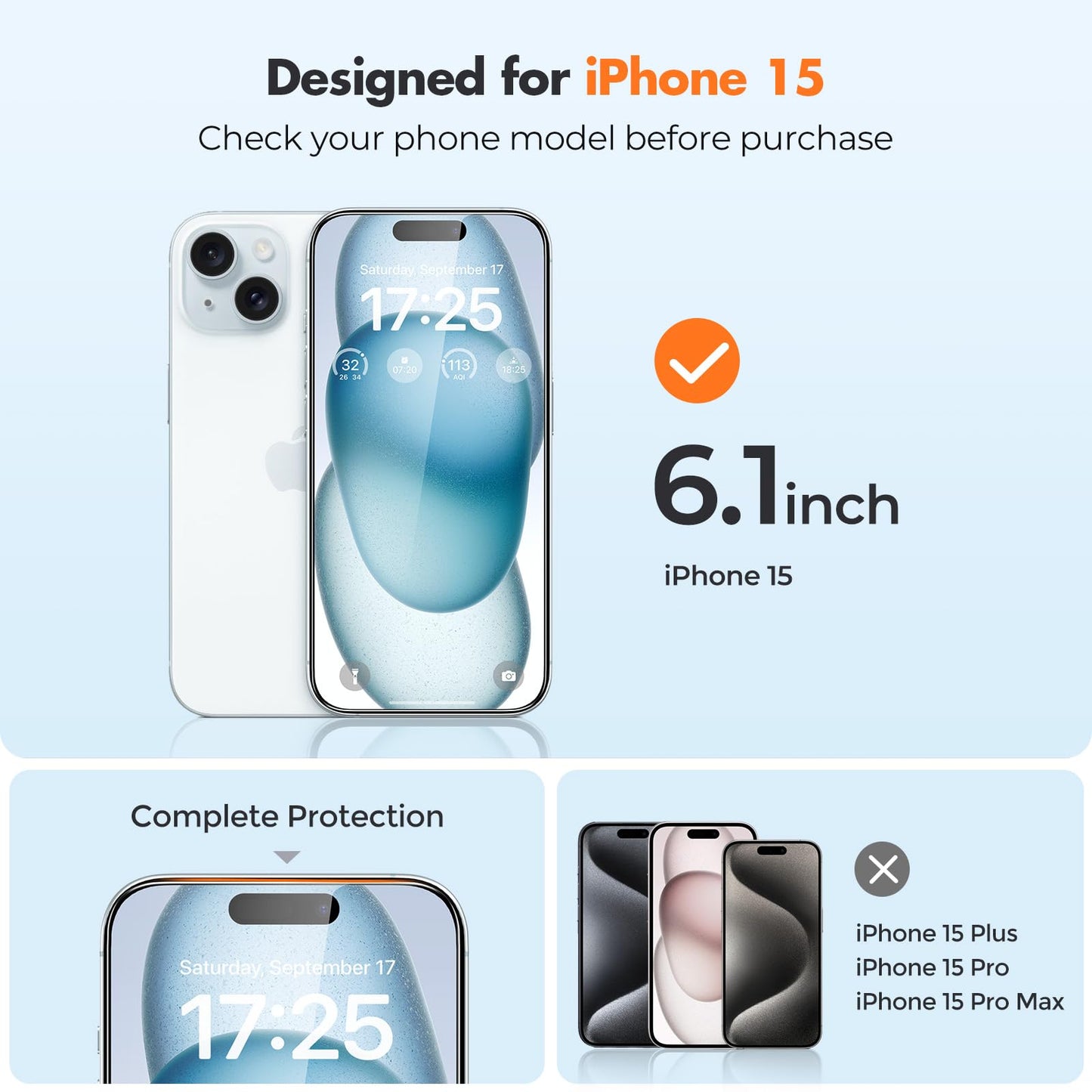 Double Shatterproof 9H Hardness Tempered Glass Screen Protector