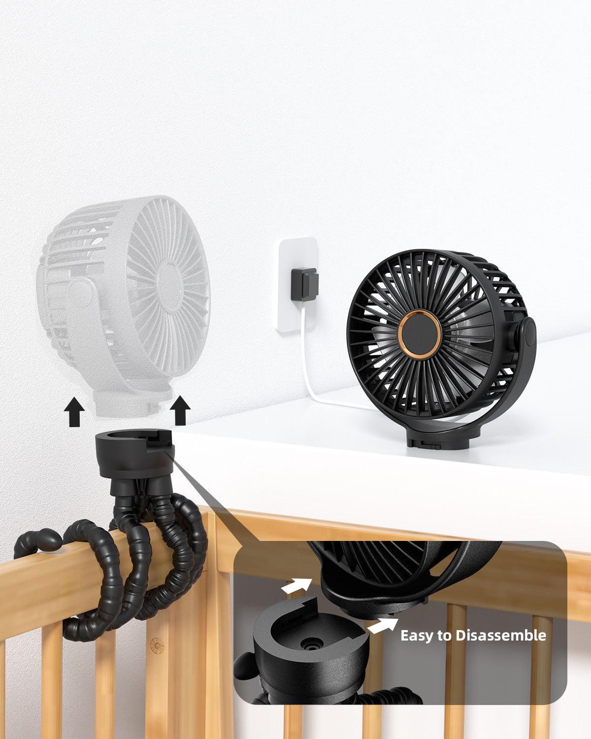 Wheelchair Fan