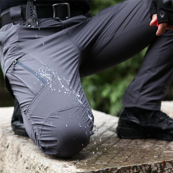Men Outdoor Hiking Camping Multi Pocket Military Army Trousers Casual Breathable Waterproof Sweatpants