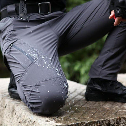 Men Outdoor Hiking Camping Multi Pocket Military Army Trousers Casual Breathable Waterproof Sweatpants