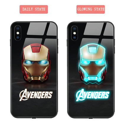 spxcases new original Iron Man luminous phone case