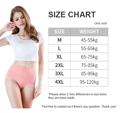 [Last Day 49%OFF]💗Women's high waist cotton panties