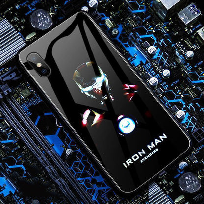 spxcases new original Iron Man luminous phone case