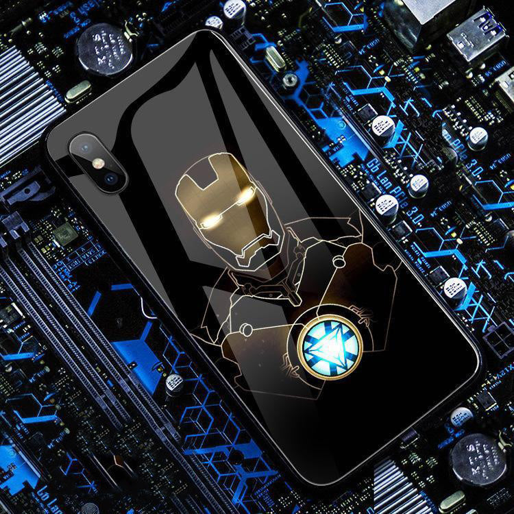 spxcases new original Iron Man luminous phone case