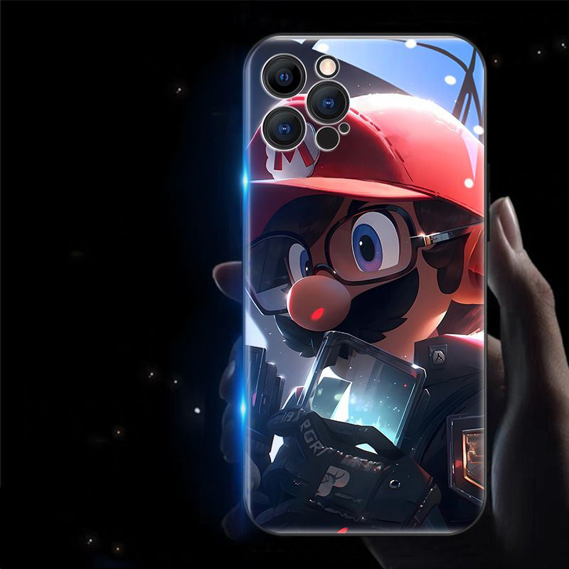 Spxcases new Super Mario Bros. original luminous phone case