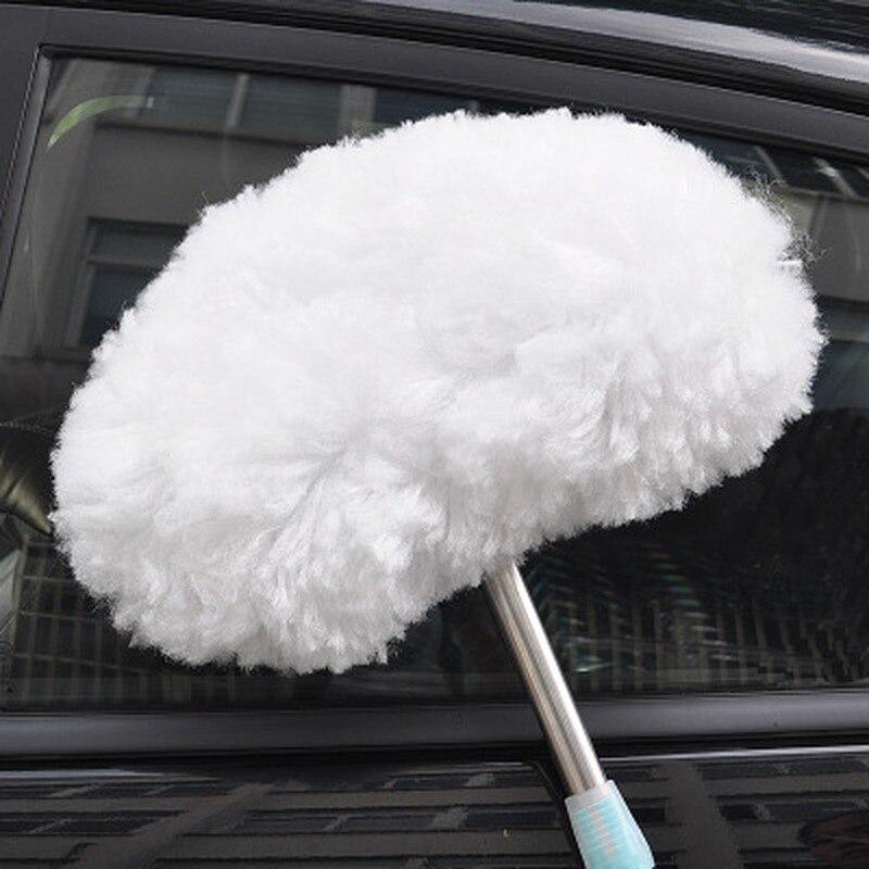 Car Wash New Arrival Multi functional Car Adjustable Telescopic Wiping Soft Milk Silk Mop Cleaning Wash Brush Dirt Remover Tool