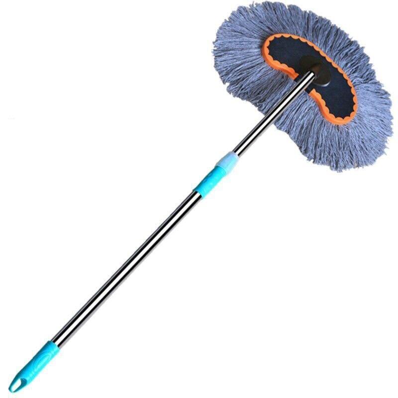 Car Wash New Arrival Multi functional Car Adjustable Telescopic Wiping Soft Milk Silk Mop Cleaning Wash Brush Dirt Remover Tool