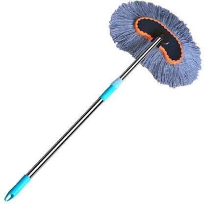 Car Wash New Arrival Multi functional Car Adjustable Telescopic Wiping Soft Milk Silk Mop Cleaning Wash Brush Dirt Remover Tool