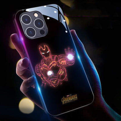 spxcases new original Iron Man luminous phone case