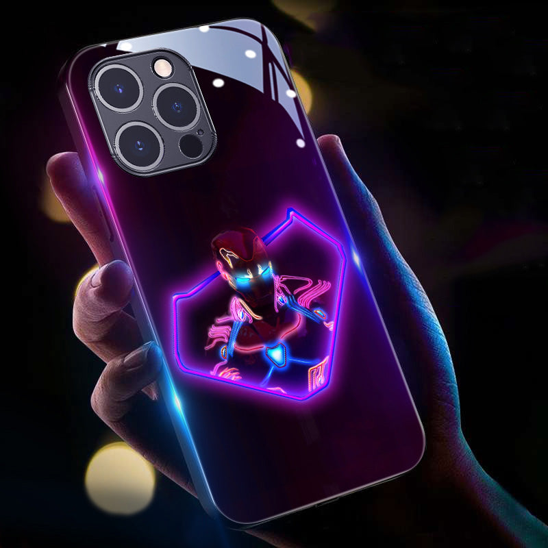 spxcases new original Iron Man luminous phone case