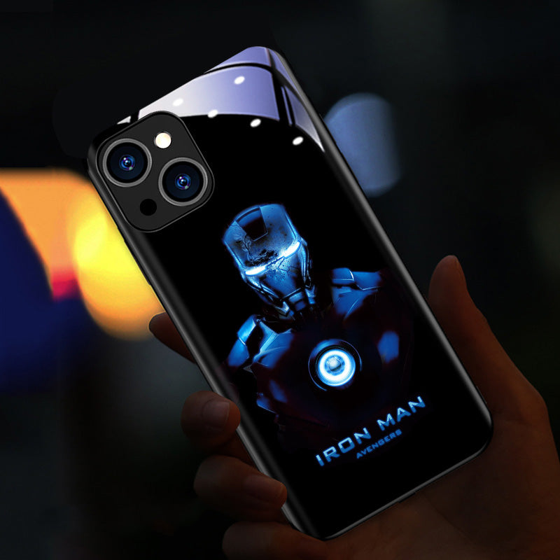 spxcases new original Iron Man luminous phone case