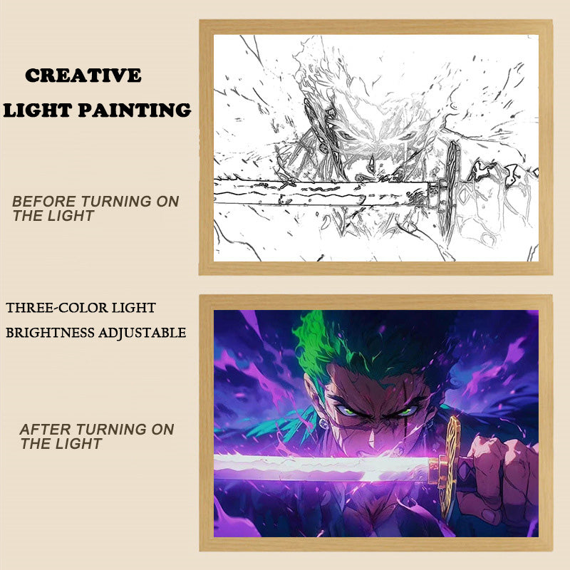 Spxcases One Piece creative light painting ornaments