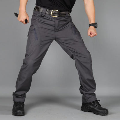 Men Outdoor Hiking Camping Multi Pocket Military Army Trousers Casual Breathable Waterproof Sweatpants