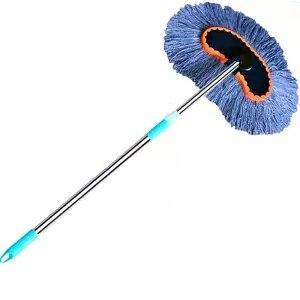 Car Wash New Arrival Multi functional Car Adjustable Telescopic Wiping Soft Milk Silk Mop Cleaning Wash Brush Dirt Remover Tool